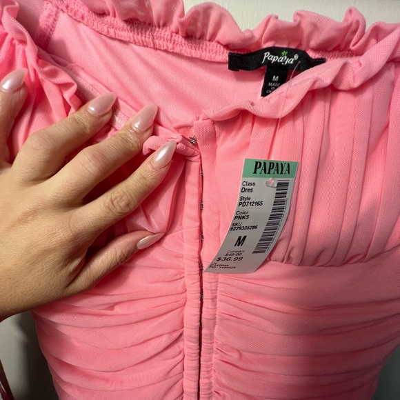 Papaya sweetheart dress - Picture 4 of 6